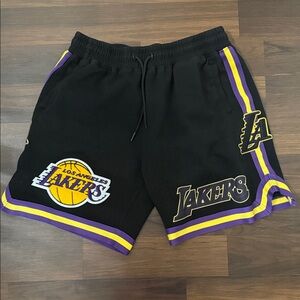 LAKERS Black and Purple Men's Shorts